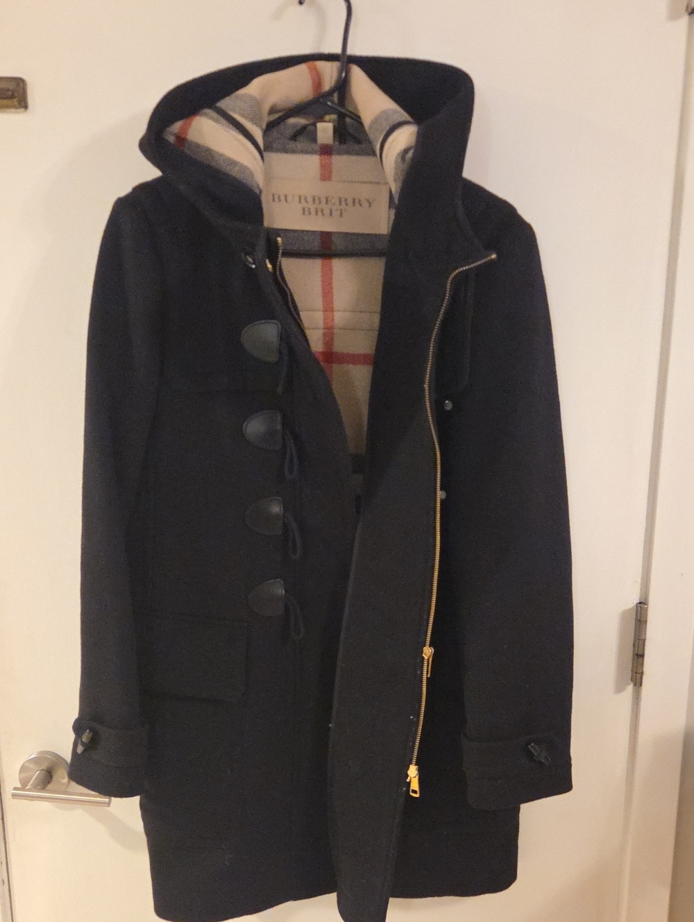 Burberry Brit Women’s Wool Hooded Coat
